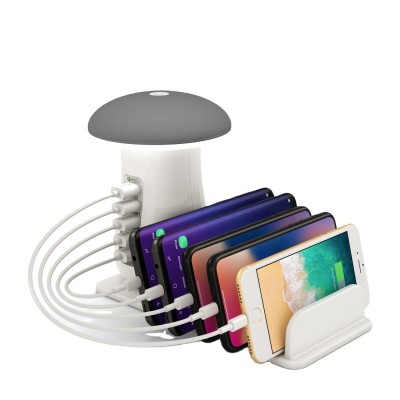 5 Port Mushroom USB Charging Station