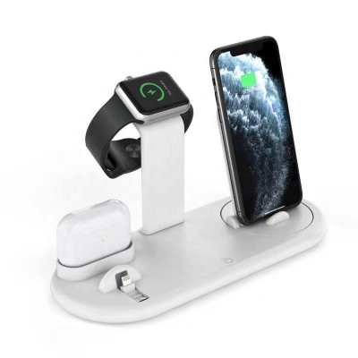 New Product QI fast wireless charger station cell phone charger stand  portable charging dock  phone accessories for iphone